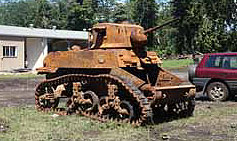 70 year old tank on Guadalcanal - Photo by John Shively